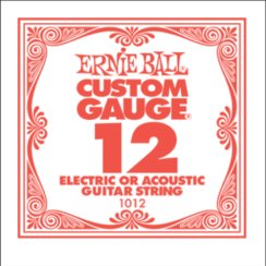 Ernie Ball EB 1012 - pojedyncza struna do gitary elektrycznej .012