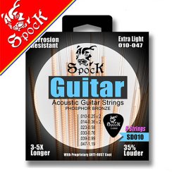 SPOCK SD010 - struny pre akustickú gitaru