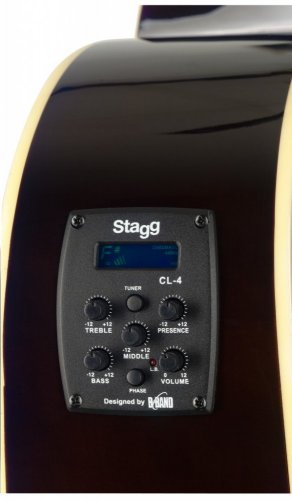 Stagg SA35 DSCE-N  - Elektroakustická kytara