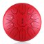 Lotus tongue drum  12" 11 ton Hluru-Huashu THL11-12-Red