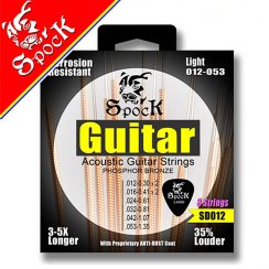 Struny do gitary akustycznej SPOCK SD012