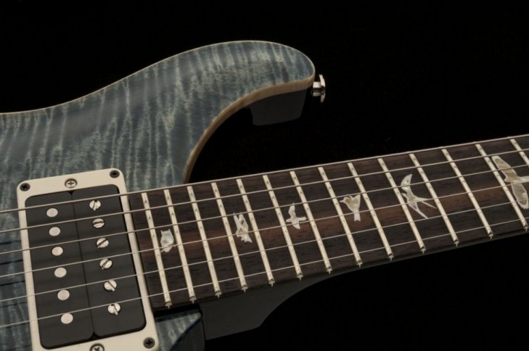 PRS Custom 24 10-Top Faded Whale Blue - Elektrická kytara USA