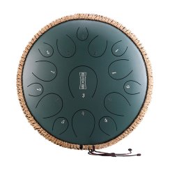 Hluru TY15-14-MineralGreen - Tongue Drum 14" 15 tónů