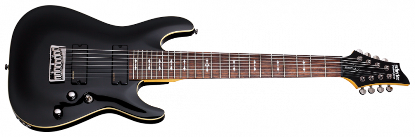 Schecter Omen 8 BLK - elektrická gitara