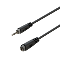 Kabel audio Jack 3.5mm stereo / gniazdo Jack 3.5mm stereo 3m Roxtone RACC260L3