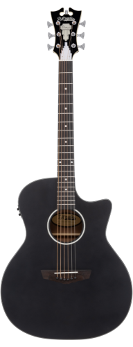 D'angelico Premier Gramercy LS Matte Black - elektroakustická gitara