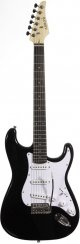Arrow ST 111 Deep Black Rosewood/white - gitara elektryczna