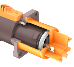 Roxtone RAC3MPO-WP - panelová napájacia zásuvka power-out IP65