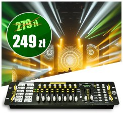 LIGHT4ME DMX 192 MKII - suwakowy sterownik DMX