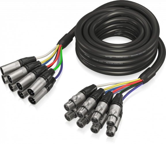 Behringer GMX-300 - Multipárový kabel 8 x XLR F - 8 x XLR M 3m