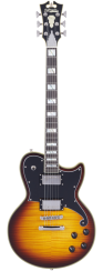 D’Angelico Deluxe Atlantic Vintage Sunburst - elektrická kytara