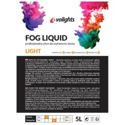 EVOLIGHTS LIGHT - ľahká kvapalina do výrobníka hmly 5L