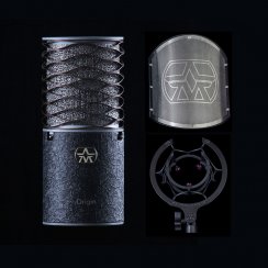 Aston Microphones Origin Black Bundle - Kondenzátorový mikrofón s odpruženým držiakom a pop filtrom