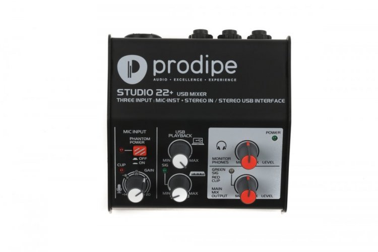 Prodipe Studio 22+ - externá zvuková karta