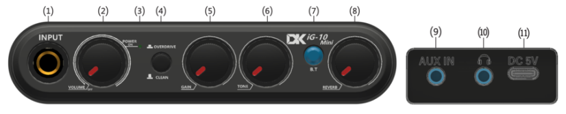 DK Technology iG-10Mini - Wzmacniacz do gitary elektrycznej