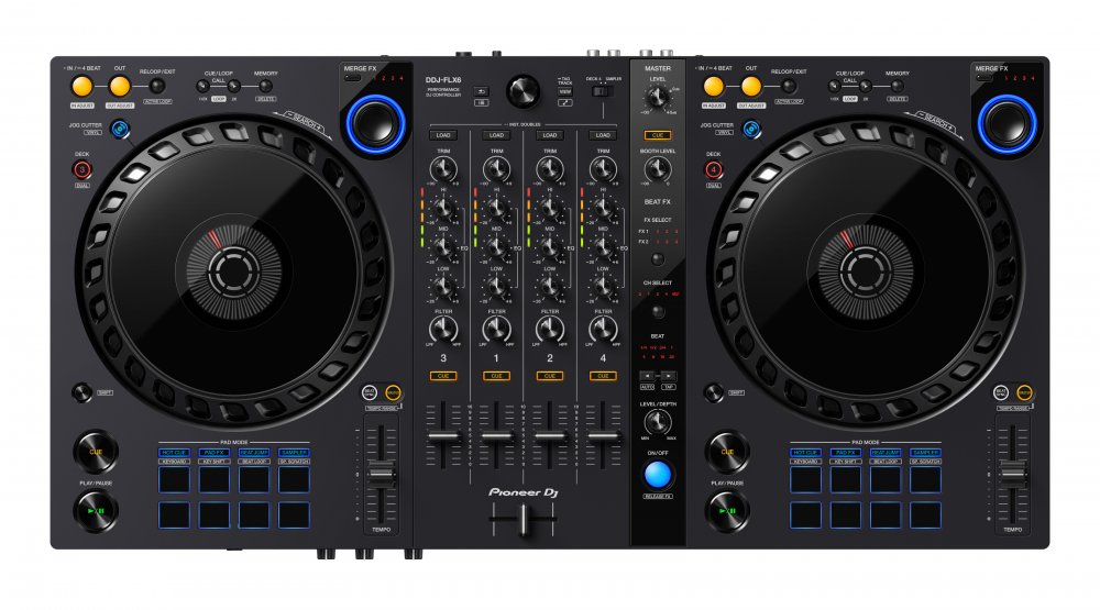 DJ機材 Pioneer DJ DDJ-FLX6 DDJ-FLX6-GT - 4-kanałowy DJ kontroler do wielu zastosowań DJ