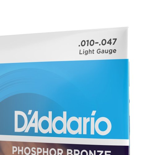 D'Addario EJ38 12-String Phosphor Bronze Light - Struny pre dvanásťstrunovú gitaru 10-47