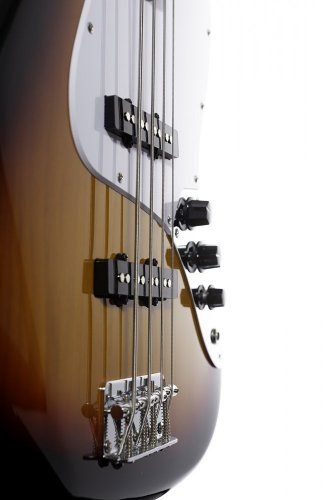 Arrow Louisiana 4 Bass Sunburst Rosewood/white - baskytara