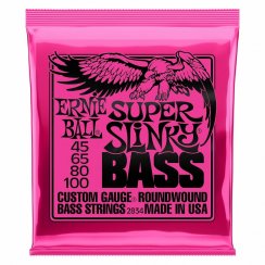 Ernie Ball 2834 Super Slinky Bass 45-100 - Struny pro baskytaru