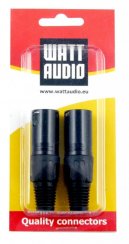 Watt Audio XLR męski kpl. 2 szt. - Profesjonalny wtyk audio