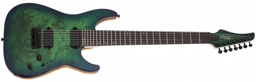 Schecter C7 PRO AQB - elektrická kytara