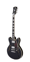 D'Angelico Premier Mini DC Black Flake - elektrická kytara