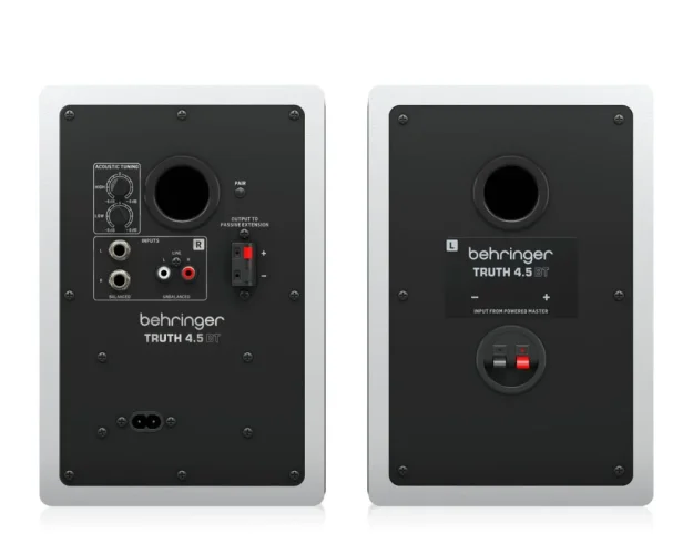 Behringer TRUTH 4.5 BT-WH - Para monitorów studyjnych aktywnych 4,5" Behringer TRUTH 4.5 BT-WH - Para monitorów studyjnych aktywnych 4,5"