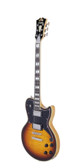 D’Angelico Deluxe Atlantic Vintage Sunburst - elektrická kytara