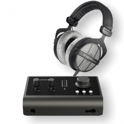 Audient iD14 MK II + Beyerdynamic DT 990 PRO - Interfejs audio USB i Słuchawki studyjne otwarte