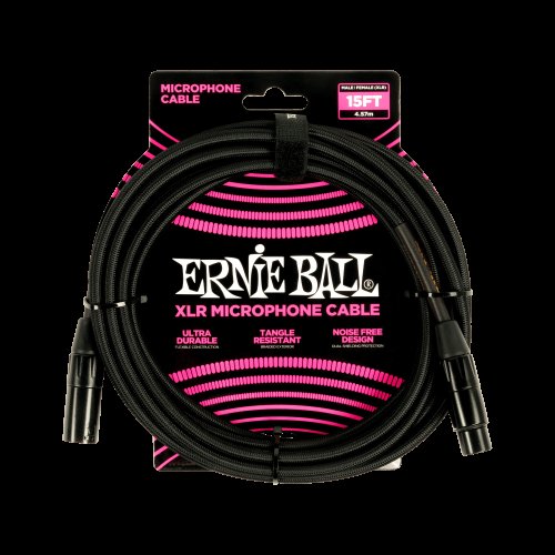 Ernie Ball EB 6391 - kabel mikrofonowy, 4,57 m