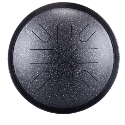 Hluru TA8-10-GalaxyBlack - Handpan 8 tónov 10"