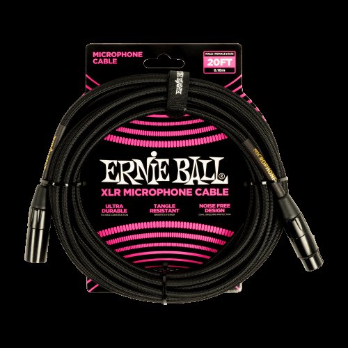 Ernie Ball EB 6392 - mikrofónny kábel, 6,1 m