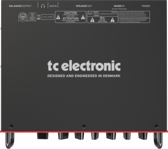 TC Electronic BQ500 - Wzmacniacz basowy 500W typu micro head