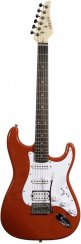 Arrow ST 211 Diamond Red Rosewood/white - elektrická kytara