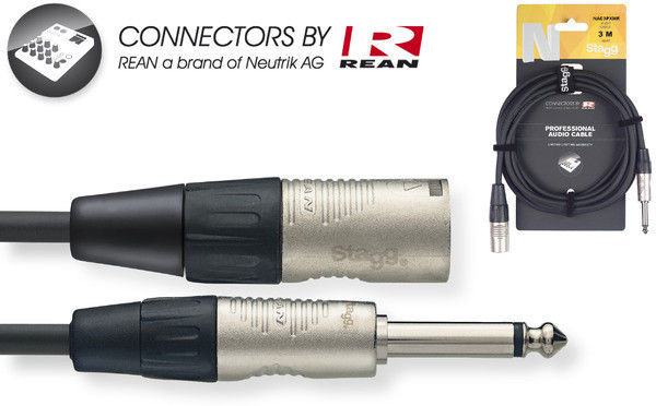 Stagg NAC1PXMR - Mikrofónny kábel