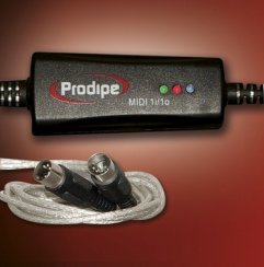 Prodipe Midi 1i1o - MIDI-USB převodník