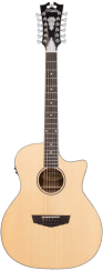 D'angelico Premier Fulton 12 LS Natural - elektrická kytara