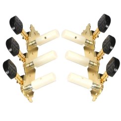 Kera Audio MGP19 - Kytarové ladicí mechaniky pro klasickou kytaru, 3+3 (zlaté)