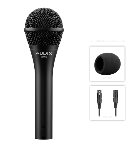 Audix OM5 - dynamický mikrofon