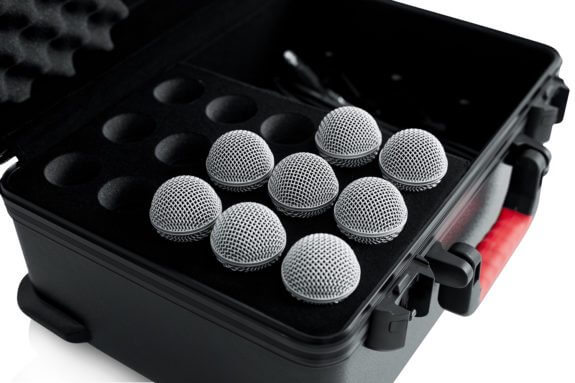Gator GTSA-MIC15 - Kufr z polyetylénu na 15 mikrofonů