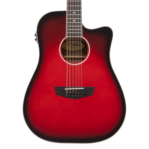 D'angelico Premier Bowery 12 LS Cherry Burst - gitara elektroakustyczna 12-strunowa