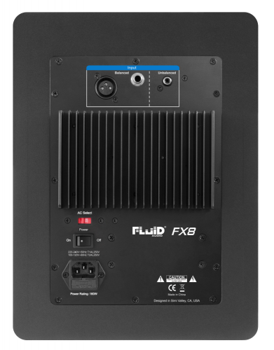 Fluid Audio FX8 BK - Aktivní studiové monitory (pár)