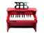 Schoenhut Table Top Piano - Pianino dziecięce, czerwone