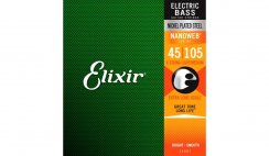 Elixir 14087 Medium 45-105 Extra Long Scale - Struny pro baskytaru