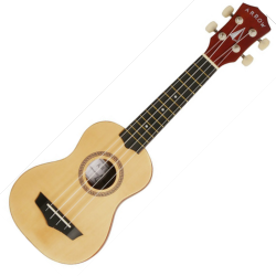 Arrow PB10 NA Soprano Natural Bright Top - sopránové ukulele s puzdrom