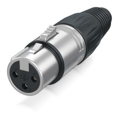 Behringer X3F-SR XLR 3-pin female, stříbrný
