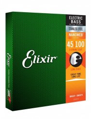 Elixir 14652 Light 45-100 Long Scale - Struny basowe stalowe