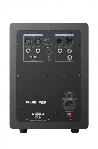 Fluid Audio F8S BK - aktywny subwoofer dedykowany do serii F