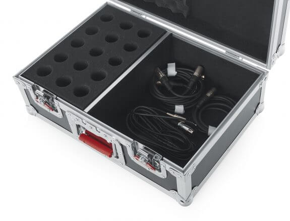 Gator G-Tour M15 - Transportní kufr na 15 mikrofonů