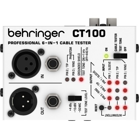 Behringer CT100 - skúšačka káblov
